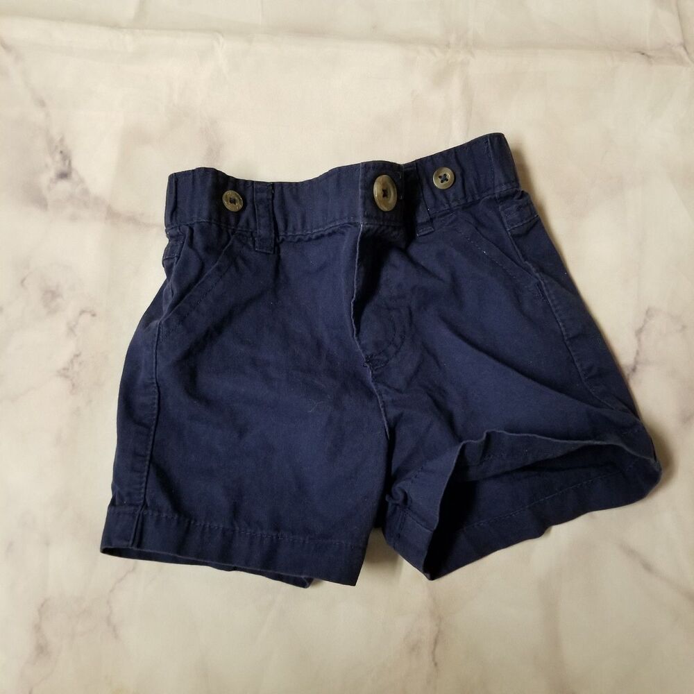 Baby Cat & Jack Navy Blue Shorts 6-9M